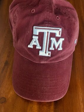'Texas A&M 47 Brand Maroon and White Logo Hat
